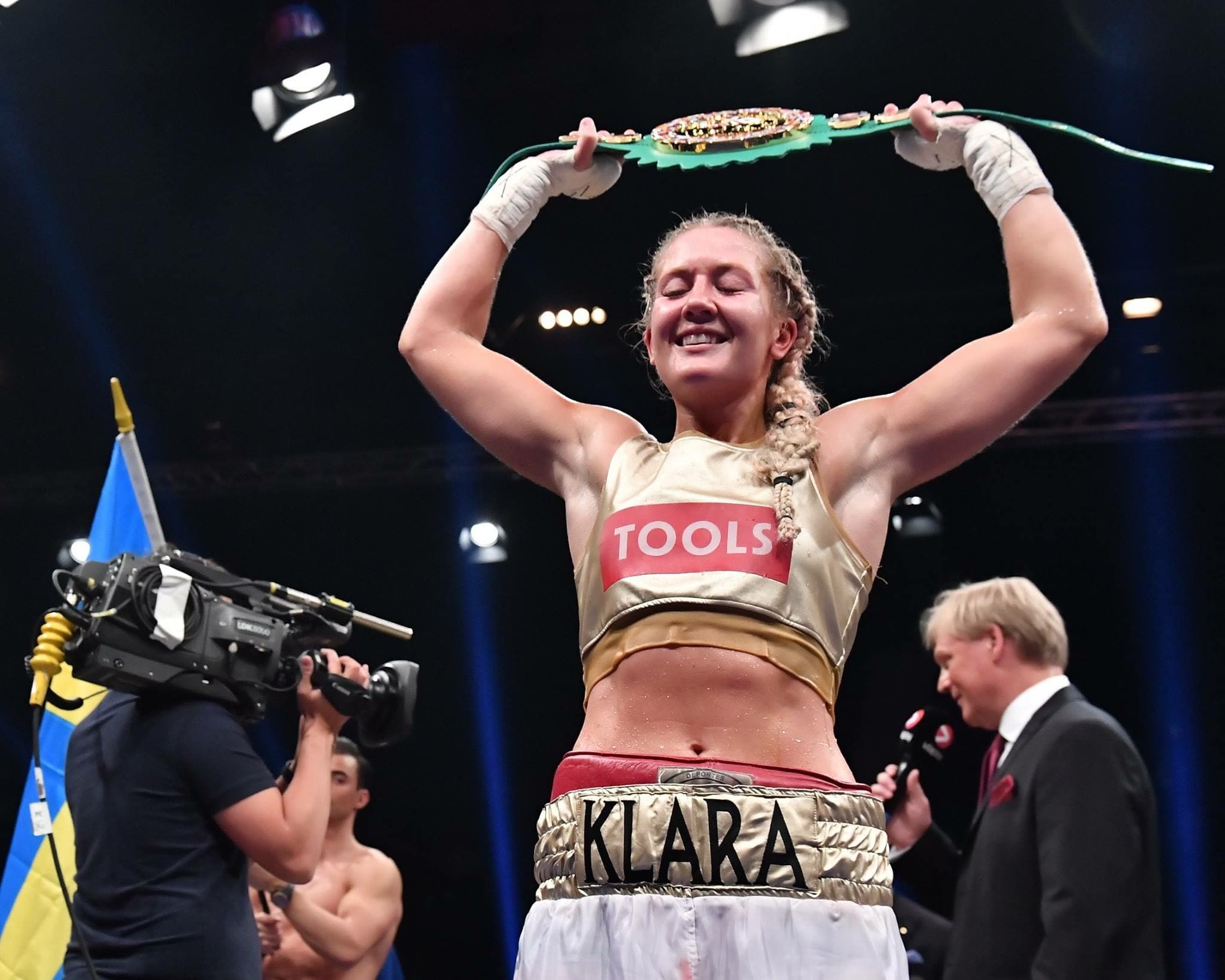 Klara vinner med bältet